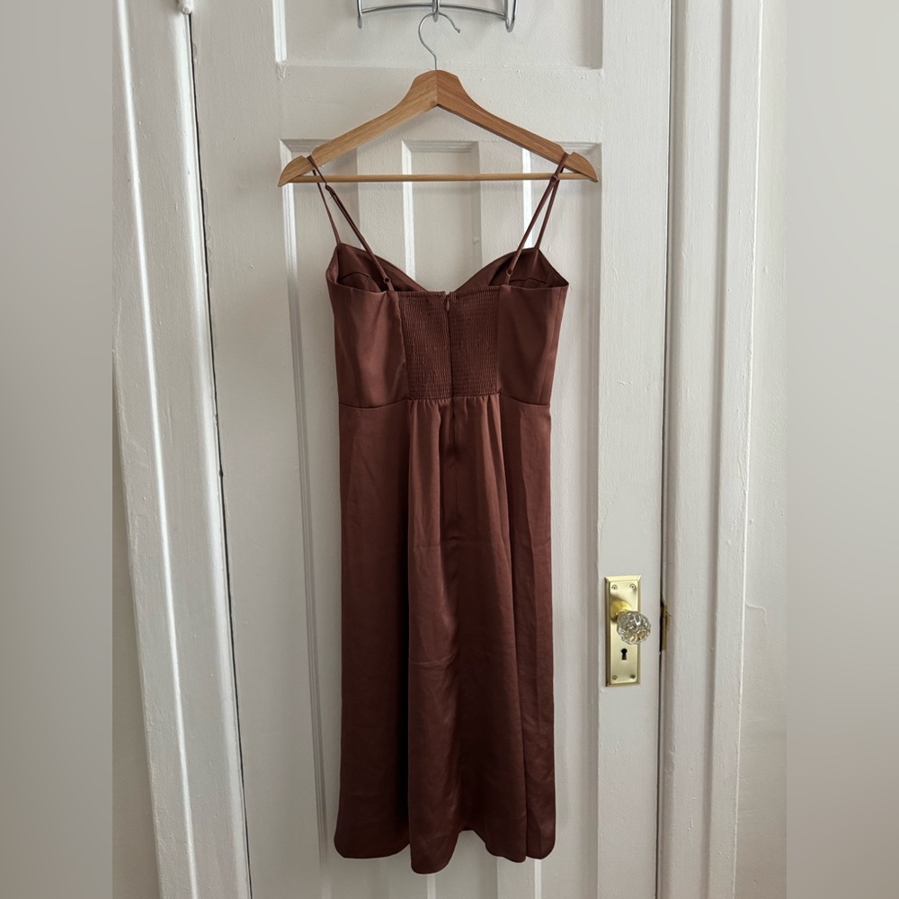 Wilfred Dress – Small (Size 2) in Brown/Cognac - Picture 2 of 3